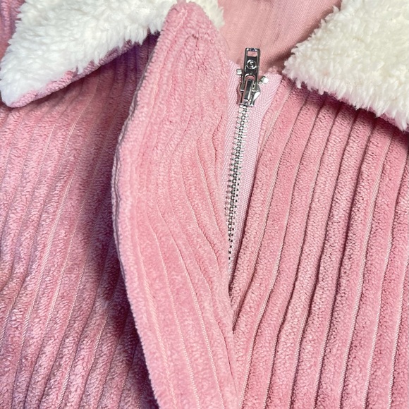 🌈🌼HP🌈🌼Dusty Pink Faux Corduroy Jacket - Picture 6 of 8